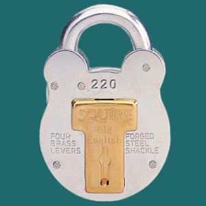 SQUIRE 220 Old-English Padlock | NEXT DAY | Lockerkeys.Biz