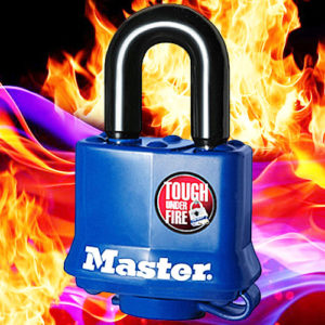 MasterLock 312EURD Fireproof Padlock | LockerKeys.Biz