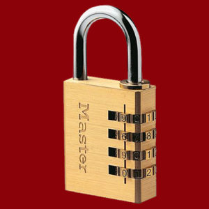 MasterLock Combination Padlock 604EURD | NEXT DAY | LockerKeys.Biz