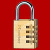 Master combination padlock