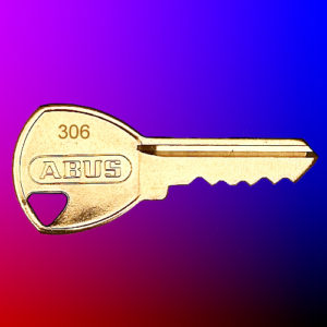 ABUS Padlock Key 306 | NEXT DAY | LockerKeys.Biz