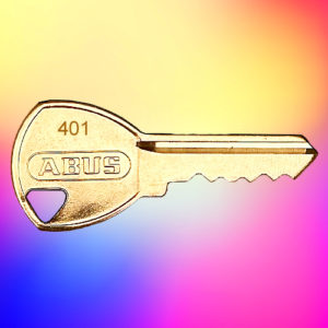 ABUS Padlock Key 401 | NEXT DAY | LockerKeys.Biz