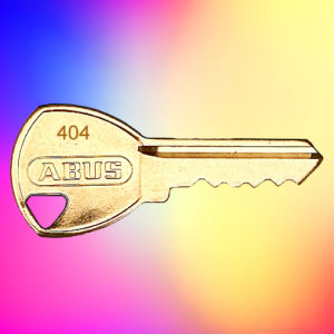 ABUS Padlock Key 404 | NEXT DAY | LockerKeys.Biz