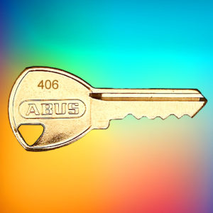 ABUS Padlock Key 406 | NEXT DAY | LockerKeys.Biz