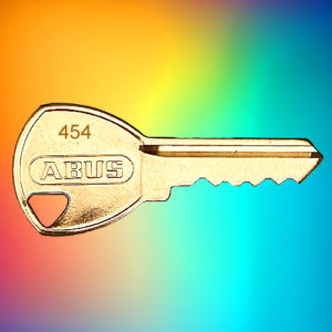 ABUS Padlock Key 454 | NEXT DAY | LockerKeys.Biz