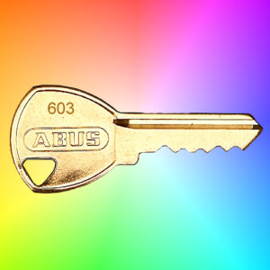 ABUS Padlock Key 603 | NEXT DAY | LockerKeys.Biz