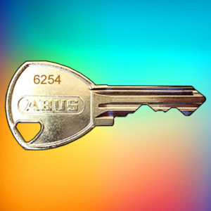 ABUS Padlock Key 6254 | NEXT DAY | LockerKeys.Biz