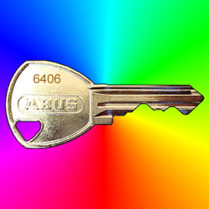 ABUS Padlock Key 6406 | NEXT DAY | LockerKeys.Biz