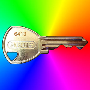 ABUS Padlock Key 6413 | NEXT DAY | LockerKeys.Biz