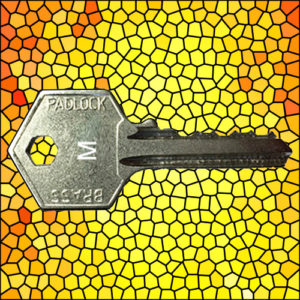 ASEC Padlock Key M | NEXT DAY | LockerKeys.Biz