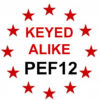Keyed Alike to SQUIRE Key PEF12