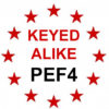 Keyed Alike to SQUIRE Key PEF4