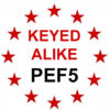 Keyed Alike to SQUIRE Key PEF5