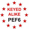 Keyed Alike to SQUIRE Key PEF6