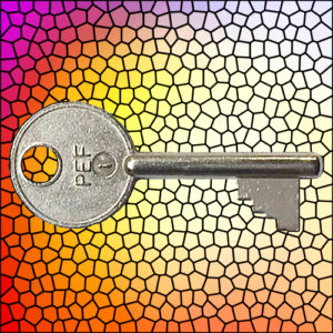 SQUIRE PADLOCK Key PEF1 | NEXT DAY | LockerKeys.Biz