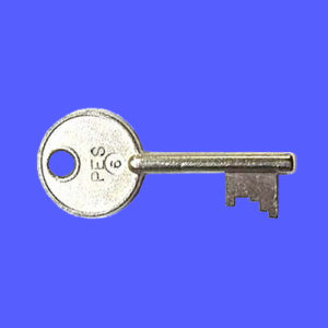 Squire Padlock Key PES6 | NEXT DAY | LockerKeys.Biz