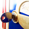 Locker Keys cut from a photo of the lockface
