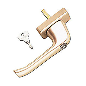 HOPPE UPVC Espag Handle Inline - Tilt & Turn (Gold)