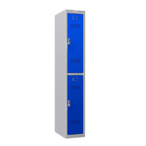 Blue Double-Door Electronic Locker | NEXT DAY | LockerKeys.Biz