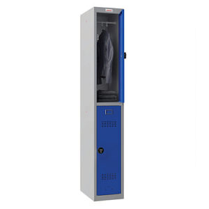 Blue Double-Door Combination Locker |NEXT DAY| LockerKeys.Biz