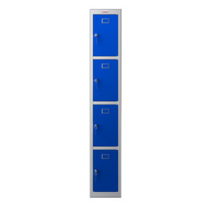 Blue 4-Door Storage Locker | NEXT DAY | LockerKeys.Biz