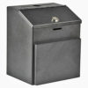 Suggestions, Ballot and Donations box with pocket - multipurpose internal post box for office use