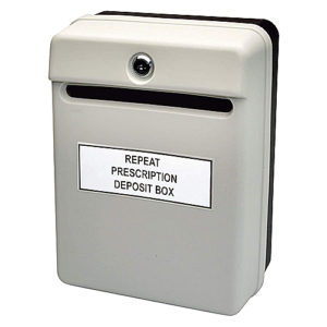 Helix Suggestion and Internal Post Box, Cash & Cheques Box - Grey