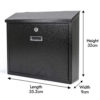 Lockable Outdoor Letter Box Dimensions