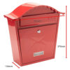 Traditional Wall-mounted secure post box dimensions