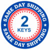Comes with 2 Keys